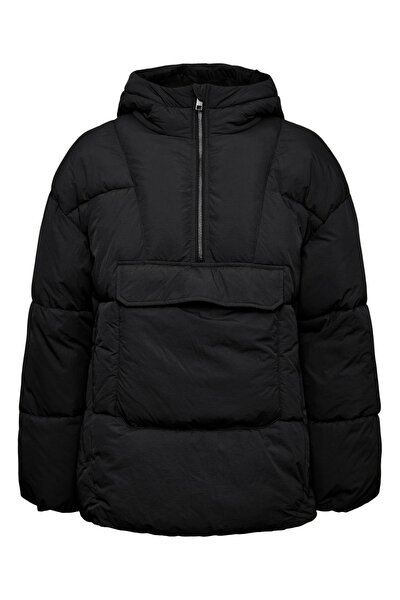 Regenjacke - Schwarz - Puffer