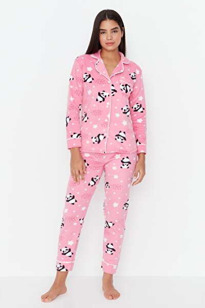 Pyjama - Rosa - Mit Slogan