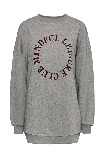 Sweatshirt - Grau - Oversized