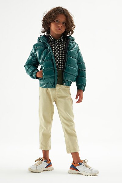 Winterjacke - Grün - Puffer