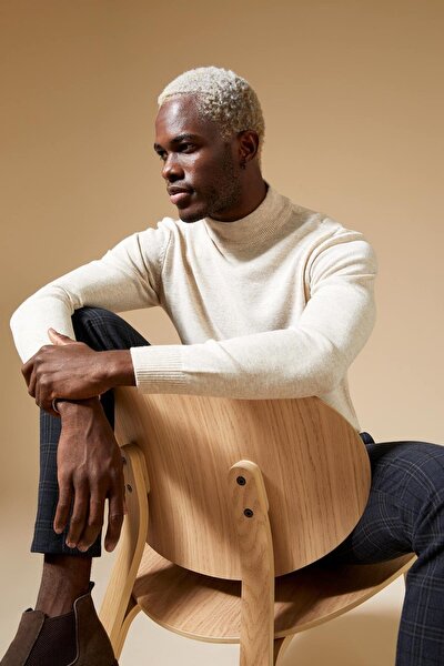 Sweater - White - Slim fit
