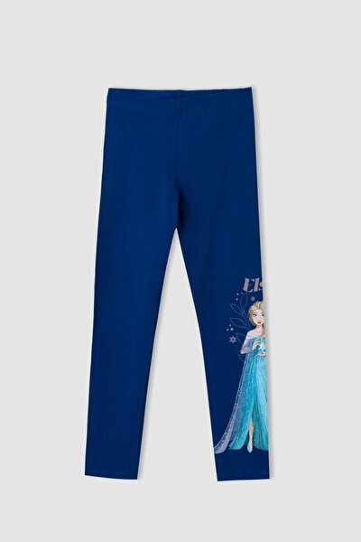 Leggings - Blau - Mittlerer Bund