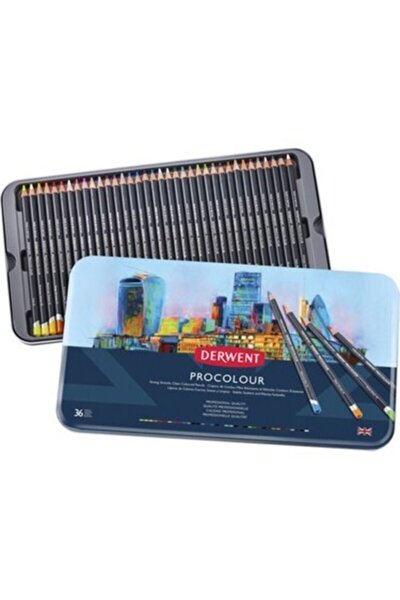 derwent pastel pencil 72 li teneke kutu