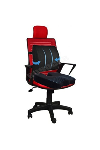 Runocar Ofis Sandalyesi Bel Destek Ve Oturma Minderi Yastigi 2 Li Konfor Set Fiyati Yorumlari Trendyol