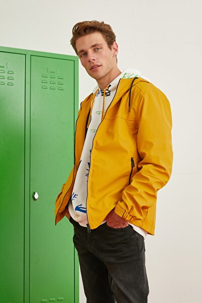 Regenjacke - Gelb - Puffer