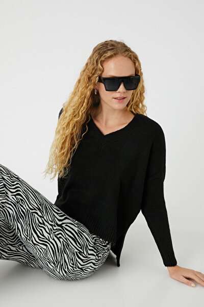 Pullover - Schwarz - Relaxed Fit