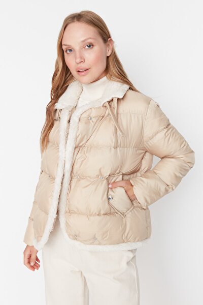 Winterjacke - Beige - Puffer