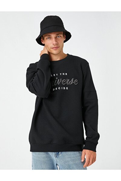 Sweatshirt - Schwarz - Relaxed Fit