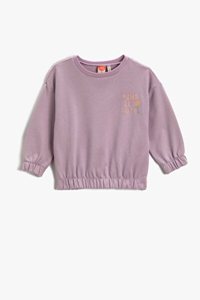 Sweatshirt - Lila - Relaxed Fit