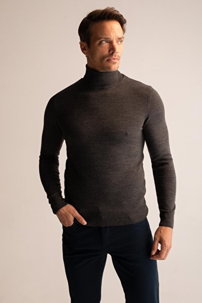 Sweater - Gray - Slim fit