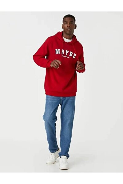 Sweatshirt - Rot - Relaxed Fit