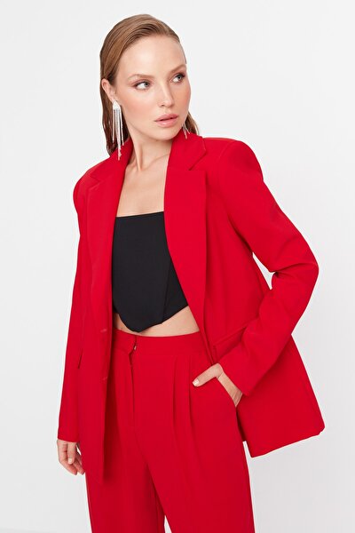 Jacket - Red - Oversize