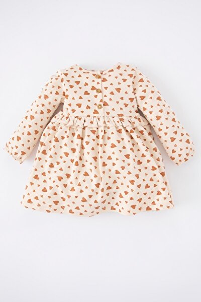 Kleid - Orange - A-Linie