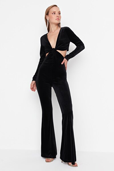 Jumpsuit - Black - Fitted