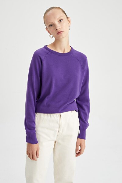 Pullover - Lila - Relaxed Fit
