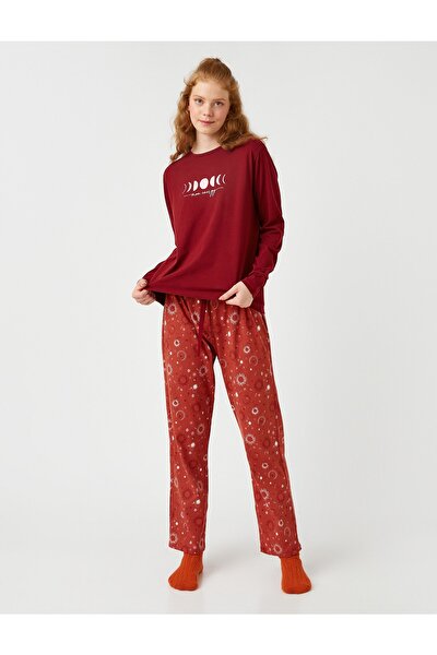 Pyjama - Rot - Print