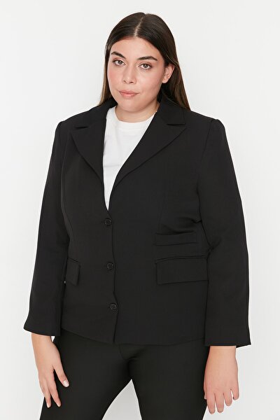 Plus Size Jacket - Black - Regular fit