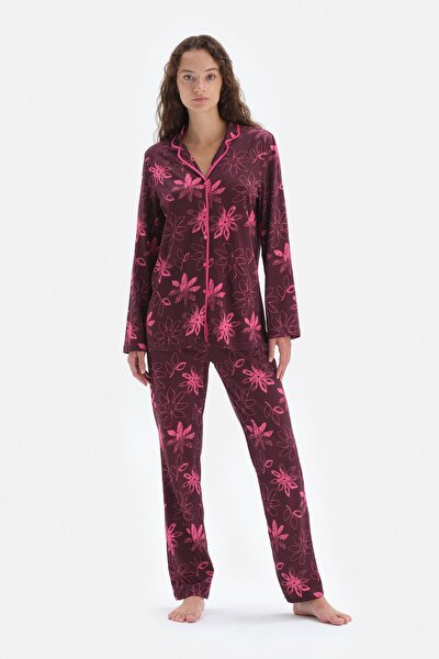 Pyjama - Bordeaux - Print