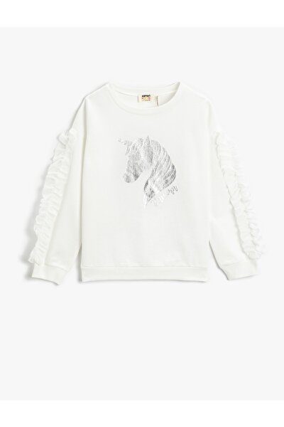 Sweatshirt - Ecru - Relaxed Fit