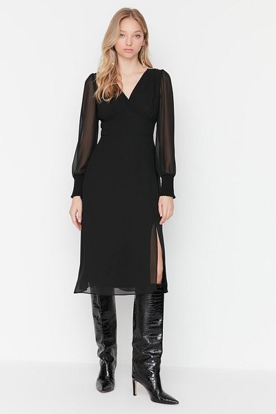 Dress - Black - A-line