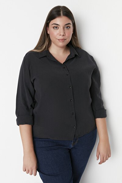 Plus Size Shirt - Black - Regular