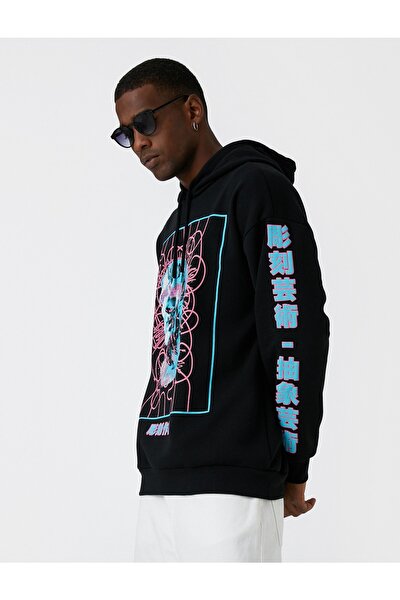 Sweatshirt - Schwarz - Relaxed Fit