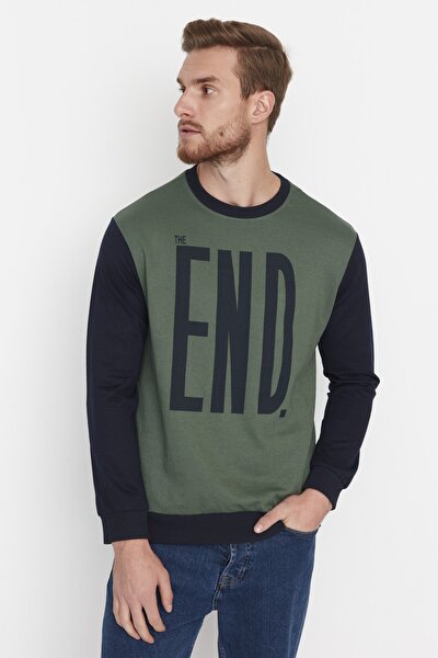 Sweatshirt - Grün - Regular Fit