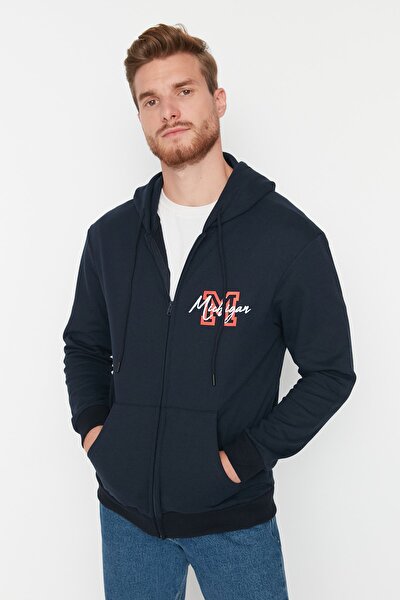 Sweatshirt - Dunkelblau - Regular Fit
