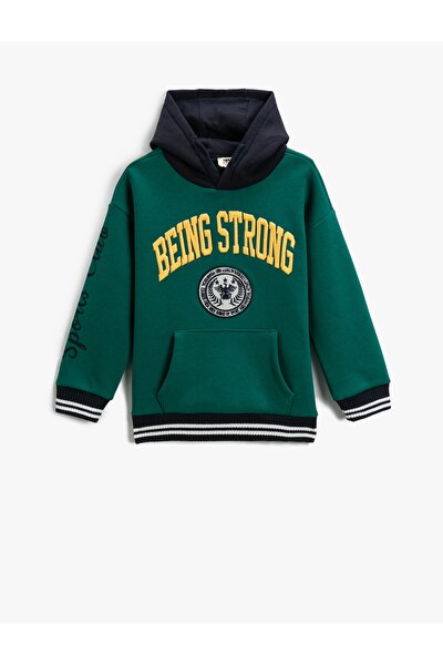 Sweatshirt - Grün - Relaxed Fit