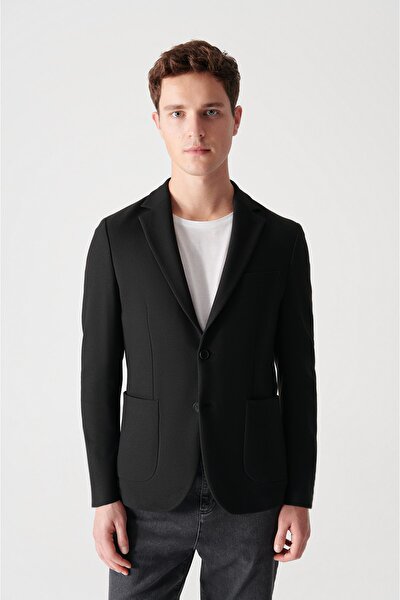 Blazer - Schwarz - Slim Fit