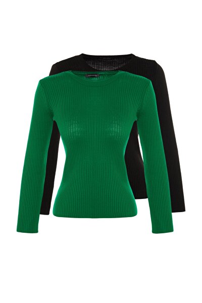 Sweater - Green - Slim fit