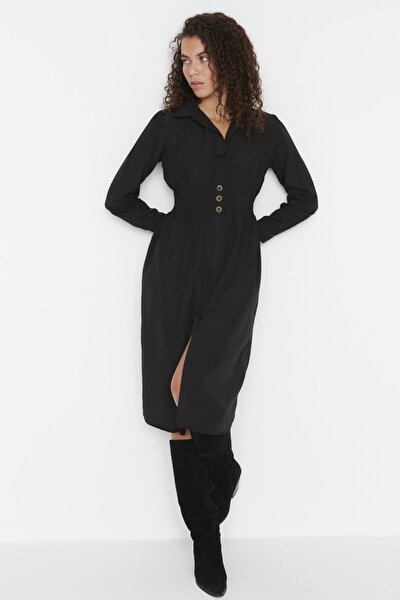 Kleid - Schwarz - A-Linie