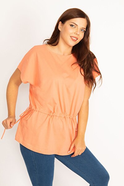 Plus Size Tunic - Orange - Regular fit
