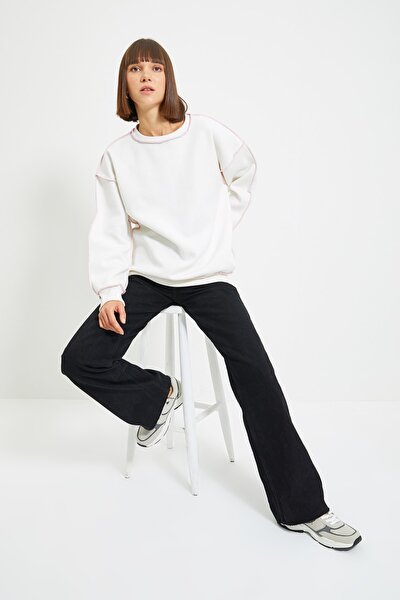 Sweatshirt - Ecru - Boyfriend