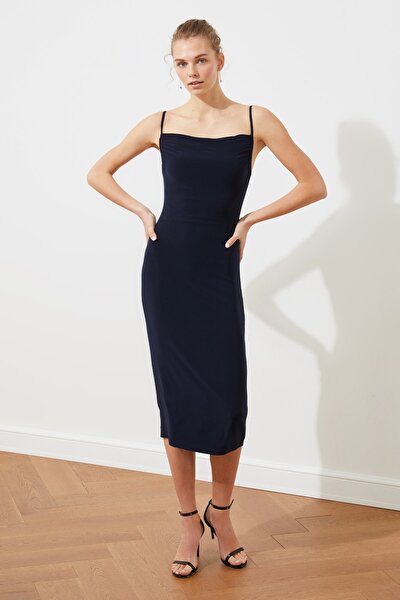 Kleid - Dunkelblau - Bodycon