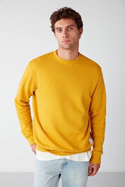 Sweatshirt - Gelb - Relaxed Fit