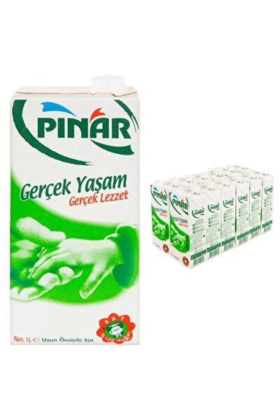 Pınar Tam Yağlı Süt 1 Lt 12 Li 1 Koli