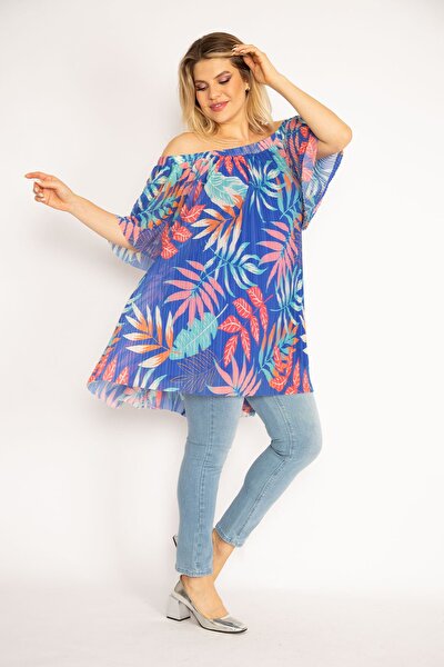 Plus Size Tunic - Navy blue - Regular fit