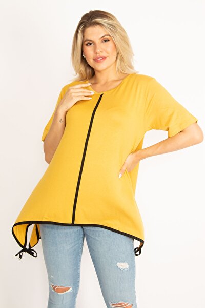 Plus Size Tunic - Yellow - Regular fit