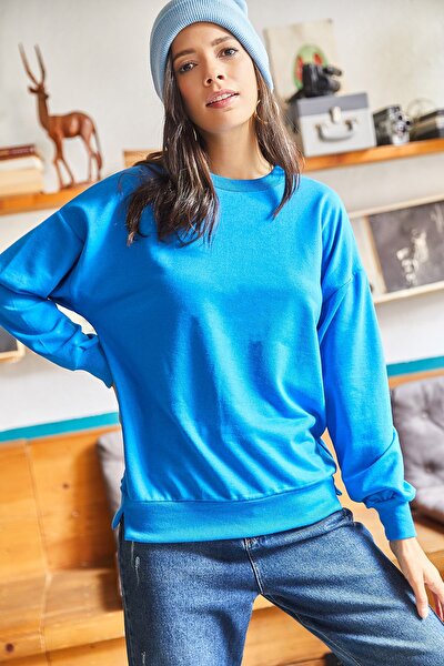 Sweatshirt - Blau - Relaxed Fit