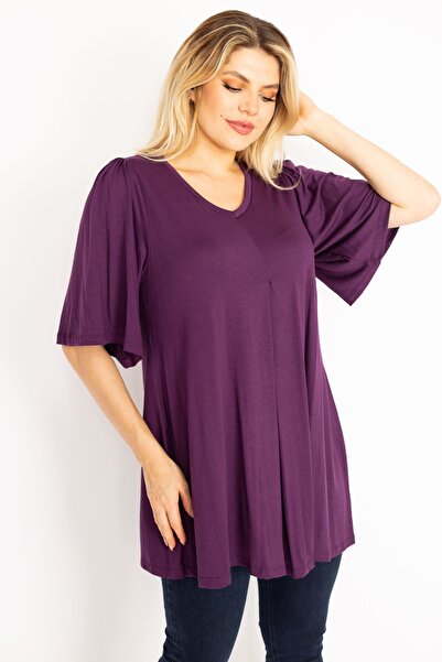 Plus Size Tunic - Purple - Regular fit