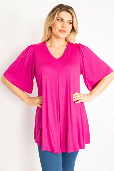 Plus Size Tunic - Pink - Regular fit
