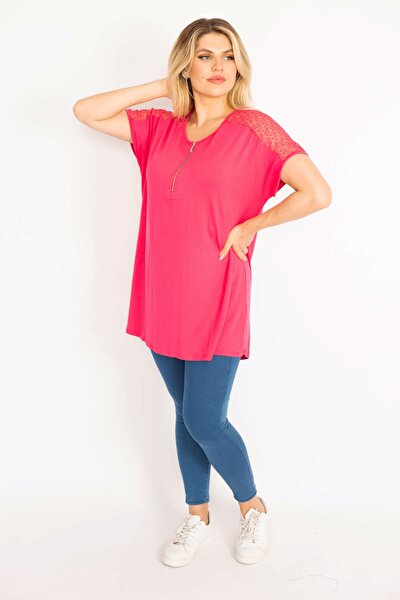Plus Size Tunic - Pink - Regular fit