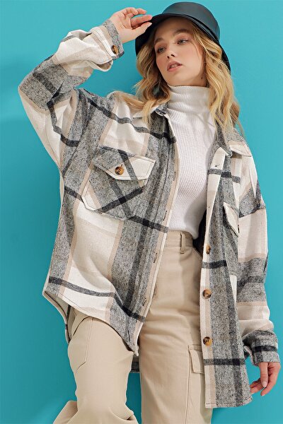 Hemd - Grau - Oversized