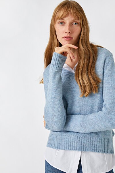 Pullover - Blau - Relaxed Fit