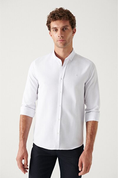 Shirt - White - Regular fit