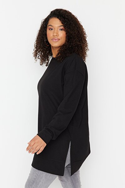 Große Größen in Sweatshirt - Schwarz - Regular Fit