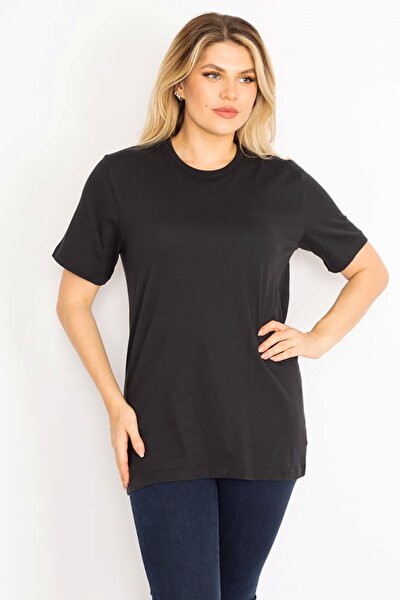 Plus Size T-Shirt - Black - Regular fit