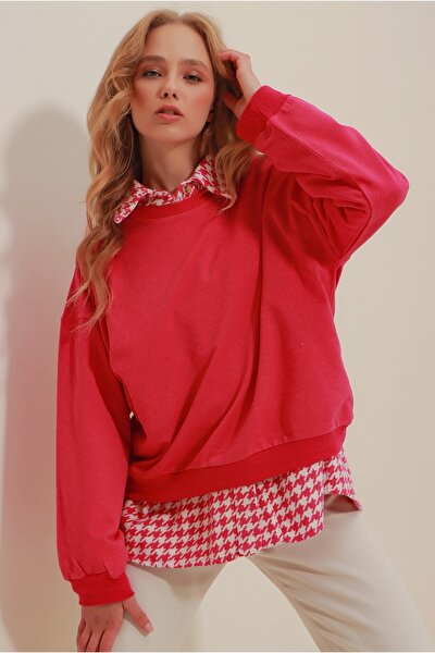 Sweatshirt - Rosa - Oversized