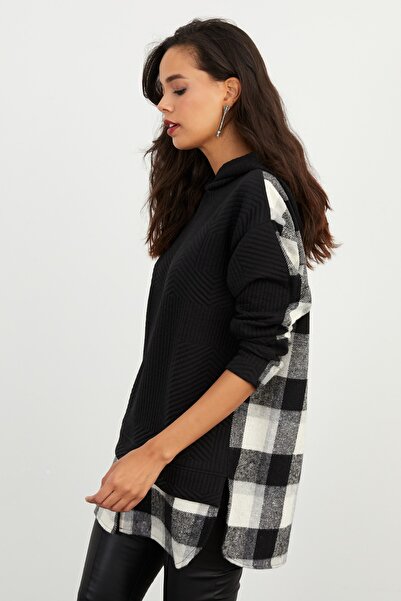 Sweatshirt - Schwarz - Regular Fit